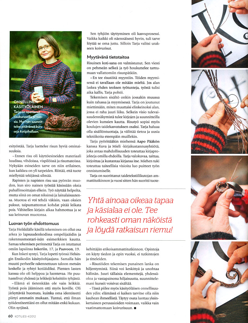 oti - Koivurisu taipuu koristeeksi
