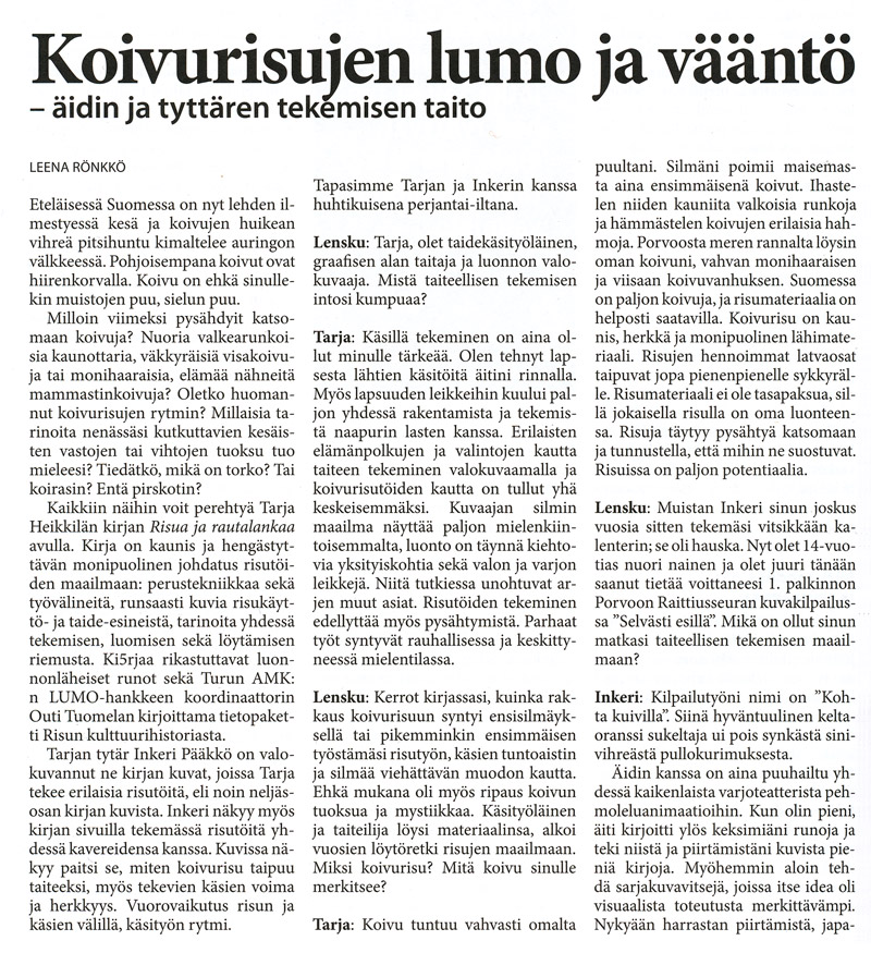 RATKES - Koivurisujen lumo